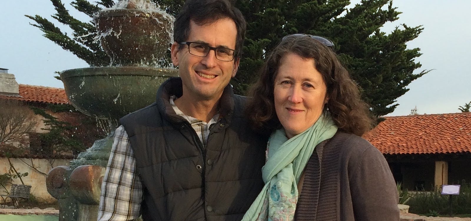Geoff & Heather at Carmel Mission