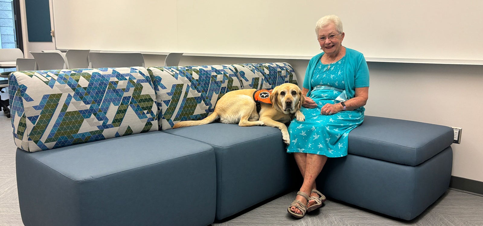 Noni Smyth photographed in lounge