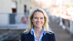 A portrait of Maritime graduate, Capt. Anne McIntyre