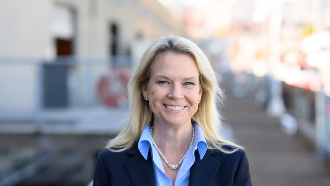 A portrait of Maritime graduate, Capt. Anne McIntyre
