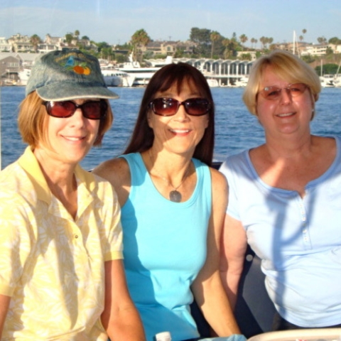 Marilyn Darracq (left), Julie Valentino Detro (center), and Ethelyn “Eddi” Looy (right)