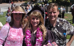 Alum Joan Hughes at Graduation