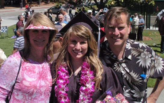 Alum Joan Hughes at Graduation