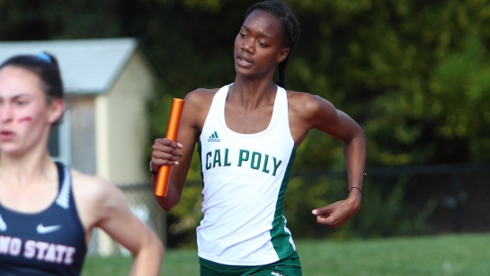 Cal Poly Women's Track and Field runner