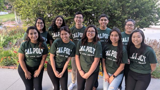 Group photo of Cal Poly Scholars